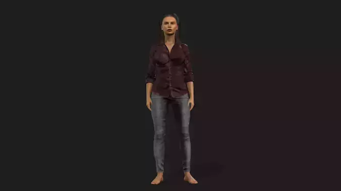 woman 3d model