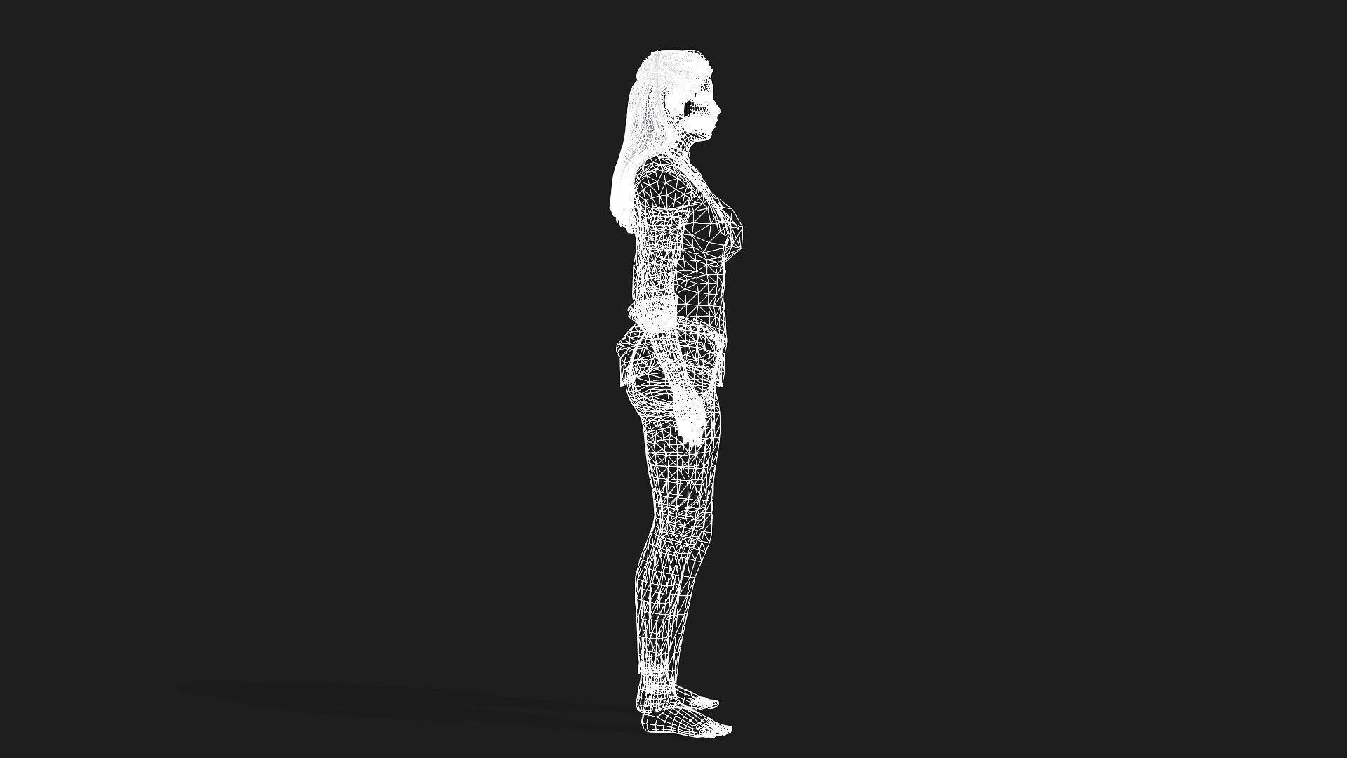 woman 3d model 3D model_12