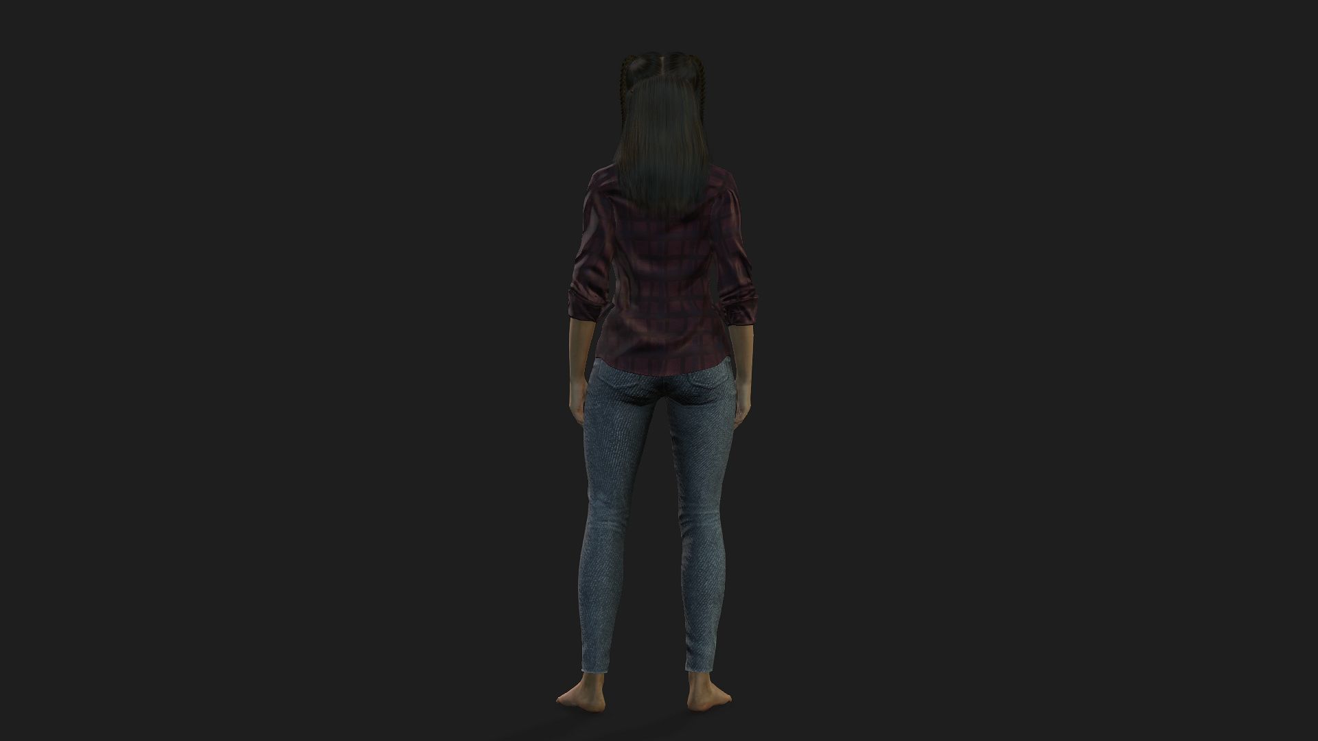 woman 3d model 3D model_5