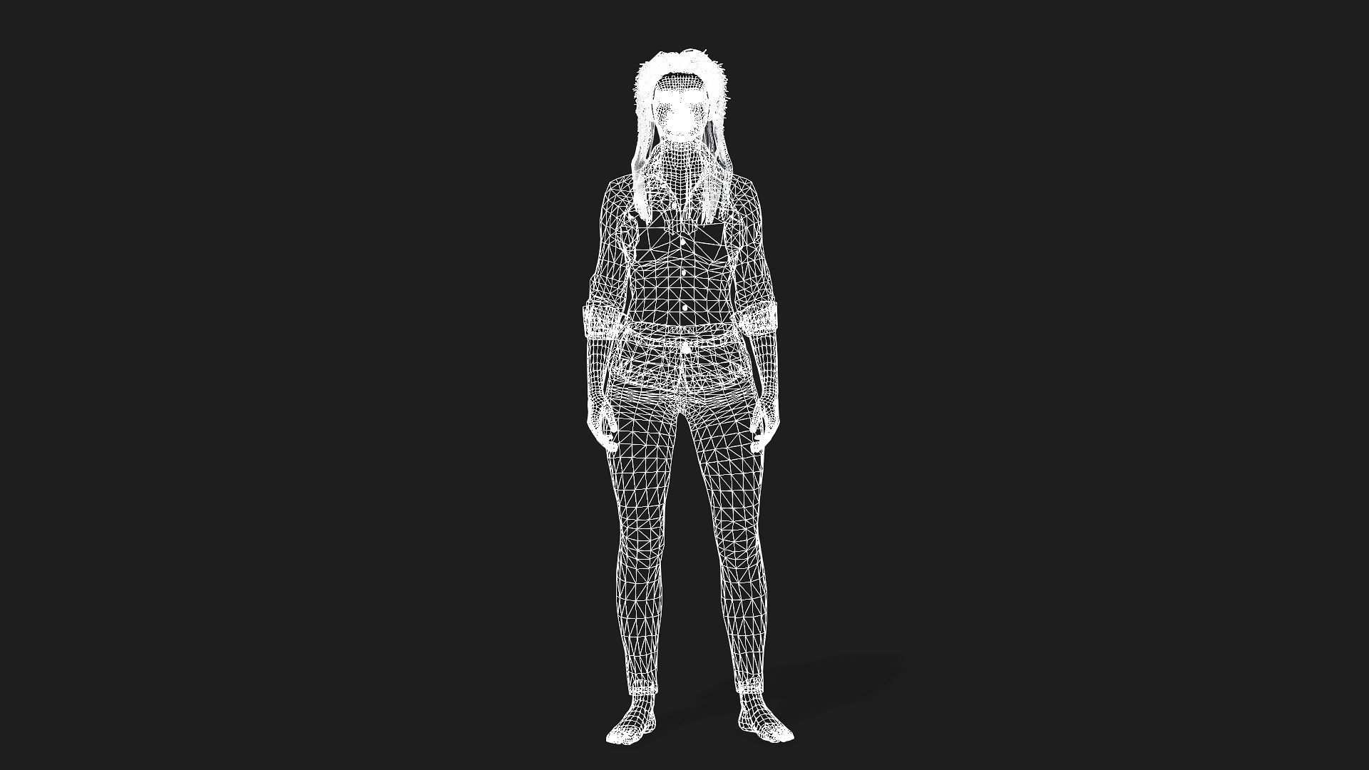 woman 3d model 3D model_10