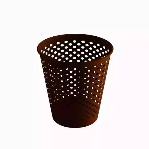 Plastic Trash Bin 01