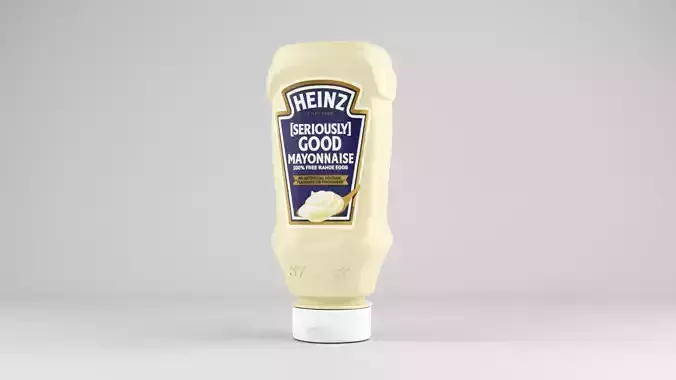 Heinz Mayonnaise Bottle - Seriously Good 3D model