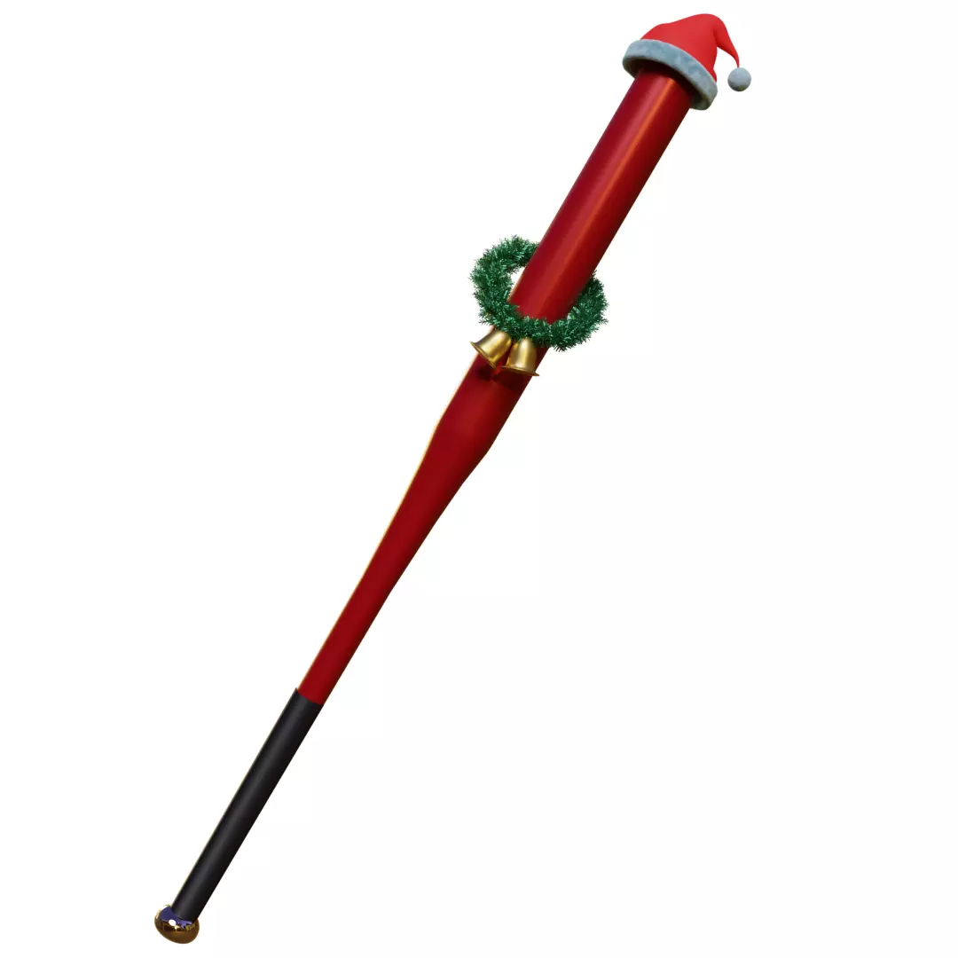3D Model Baseball Bat Christmas Free 3D model