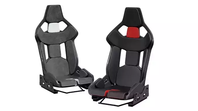 carbon fibre car racing seat