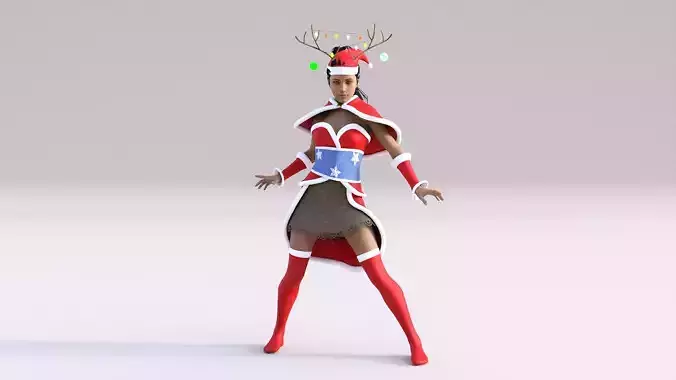 Christmas Red Outfit Dress Clothing 