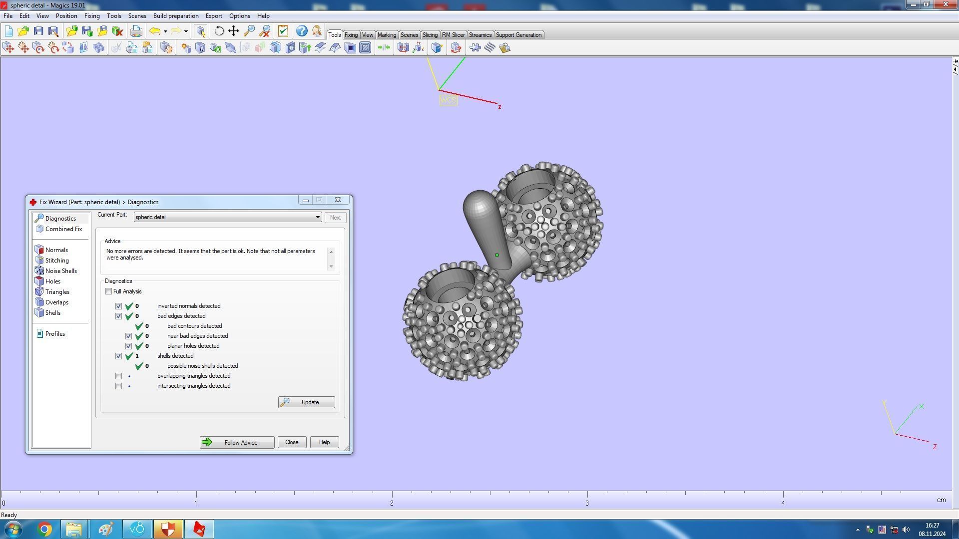 3D Hardwear Bracelet or necklace Diamond Paved Detal 3D print model_12