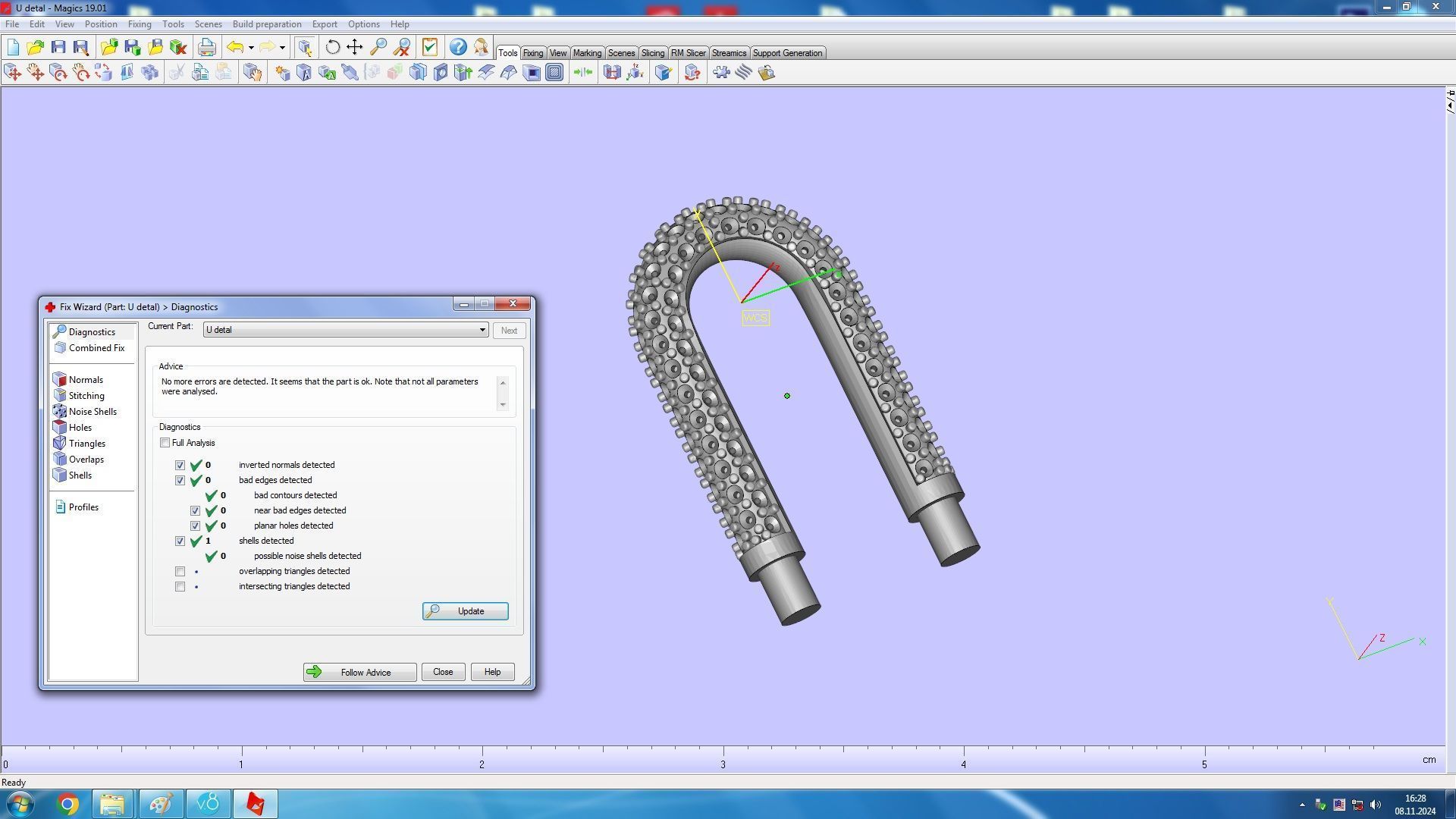 3D Hardwear Bracelet or necklace Diamond Paved Detal 3D print model_11