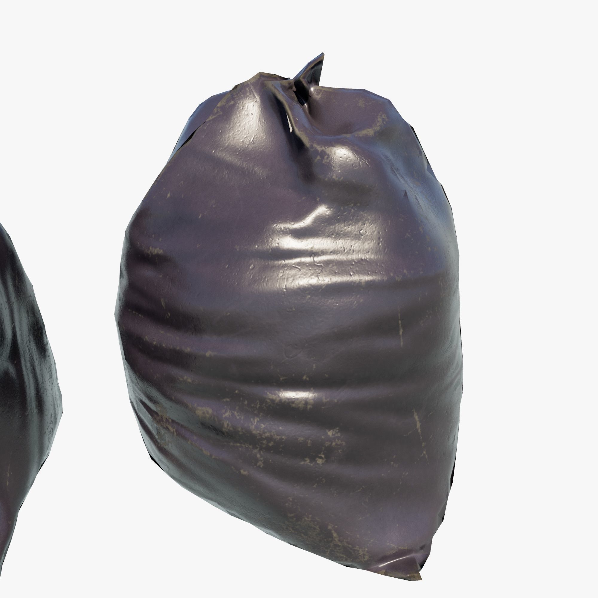 Trash Bag Low-poly 3D model_5