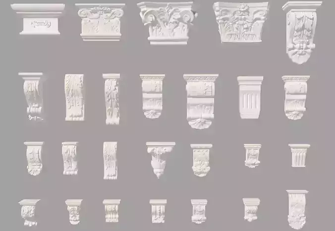 European decorative components