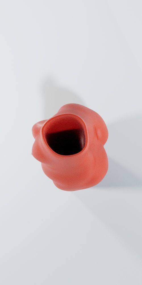 Artistic Female Figure Vase 3D  Model 3D print model_4