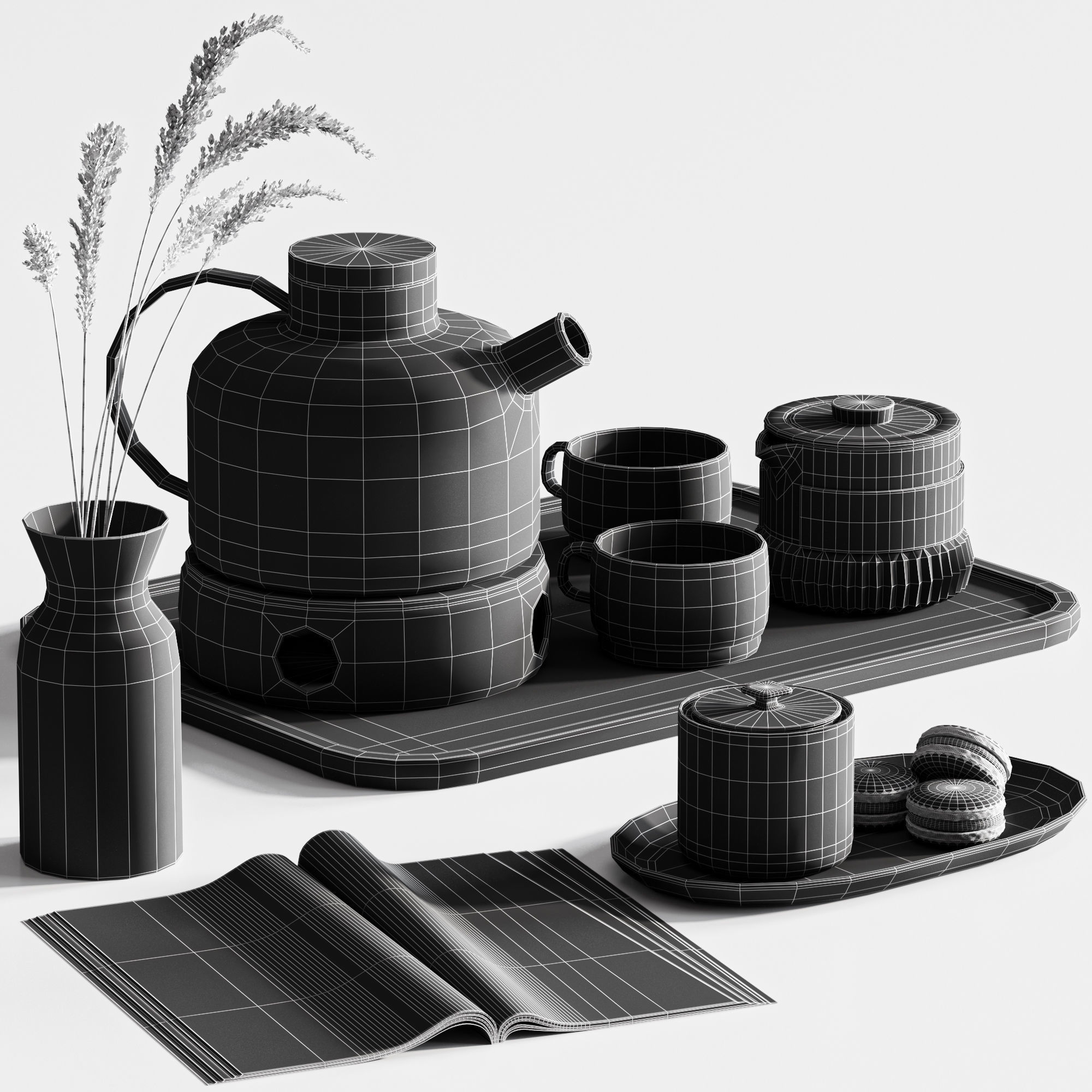 Kitchen set09 3D model_4