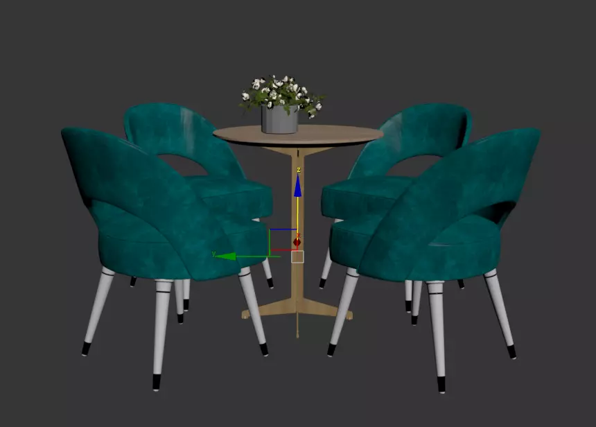 Modern Arm chair Free 3D print model_0