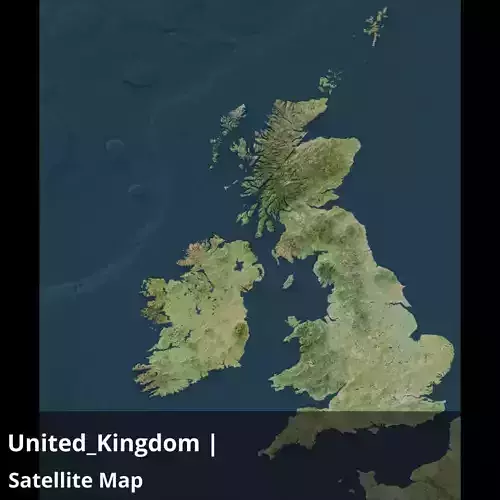 United Kingdom Satellite Day 27k High resolution Maps and masks