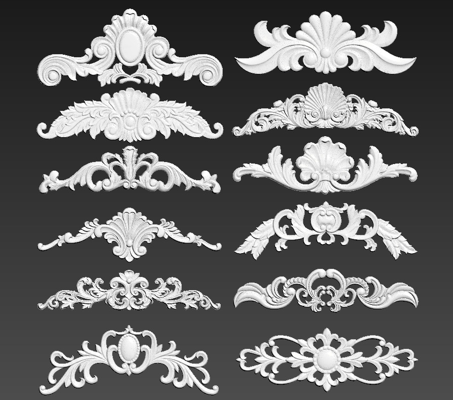 Various patterns 3D model_1