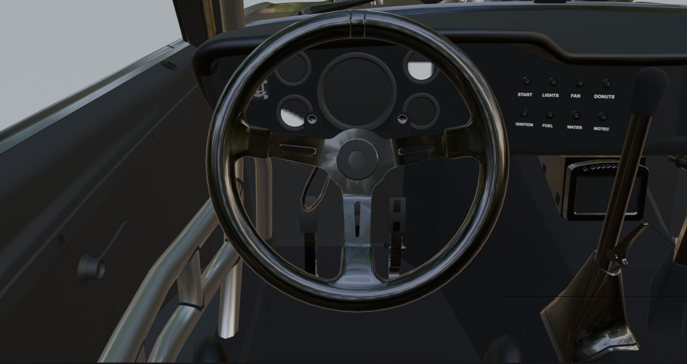 Ford Mustang HONIGAN for Ken Block Monster 3D Model 3D model_3