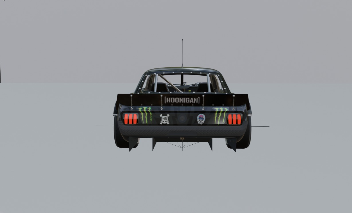 Ford Mustang HONIGAN for Ken Block Monster 3D Model 3D model_2