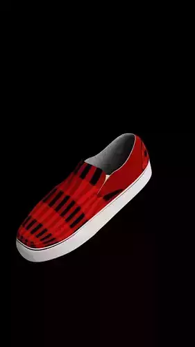Stylish 3D Casual Shoe Model