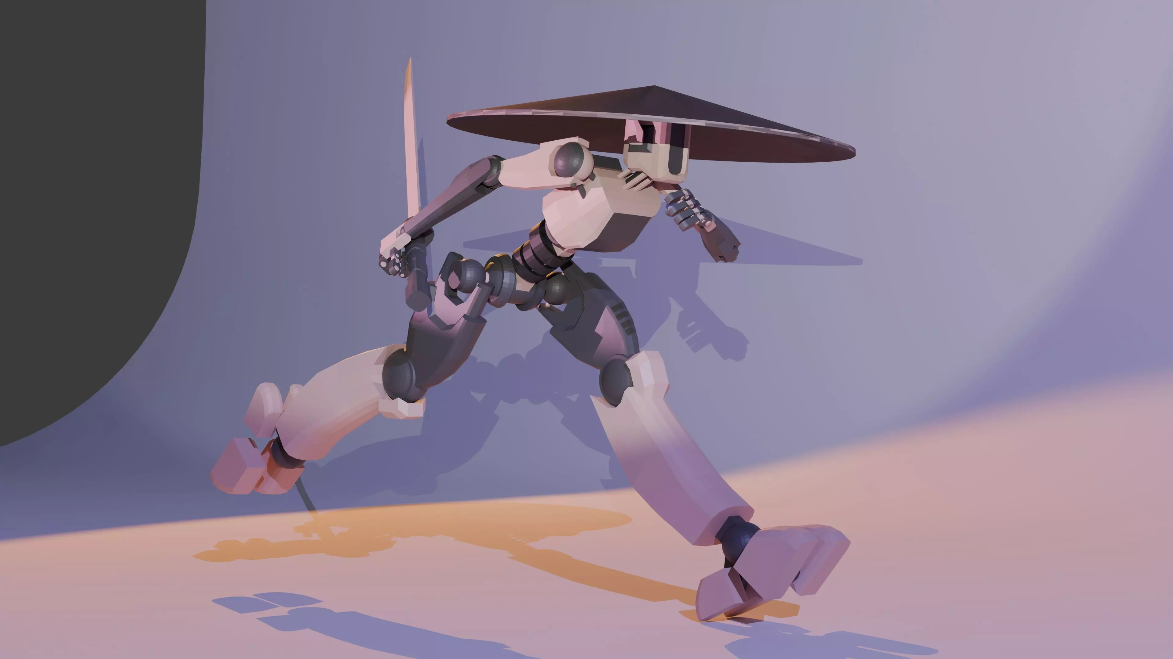Robot Free low-poly 3D model