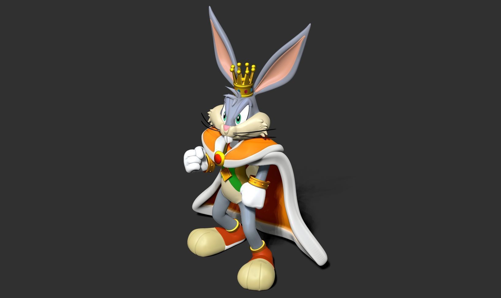 King Bugs Bunny 3D print model_18