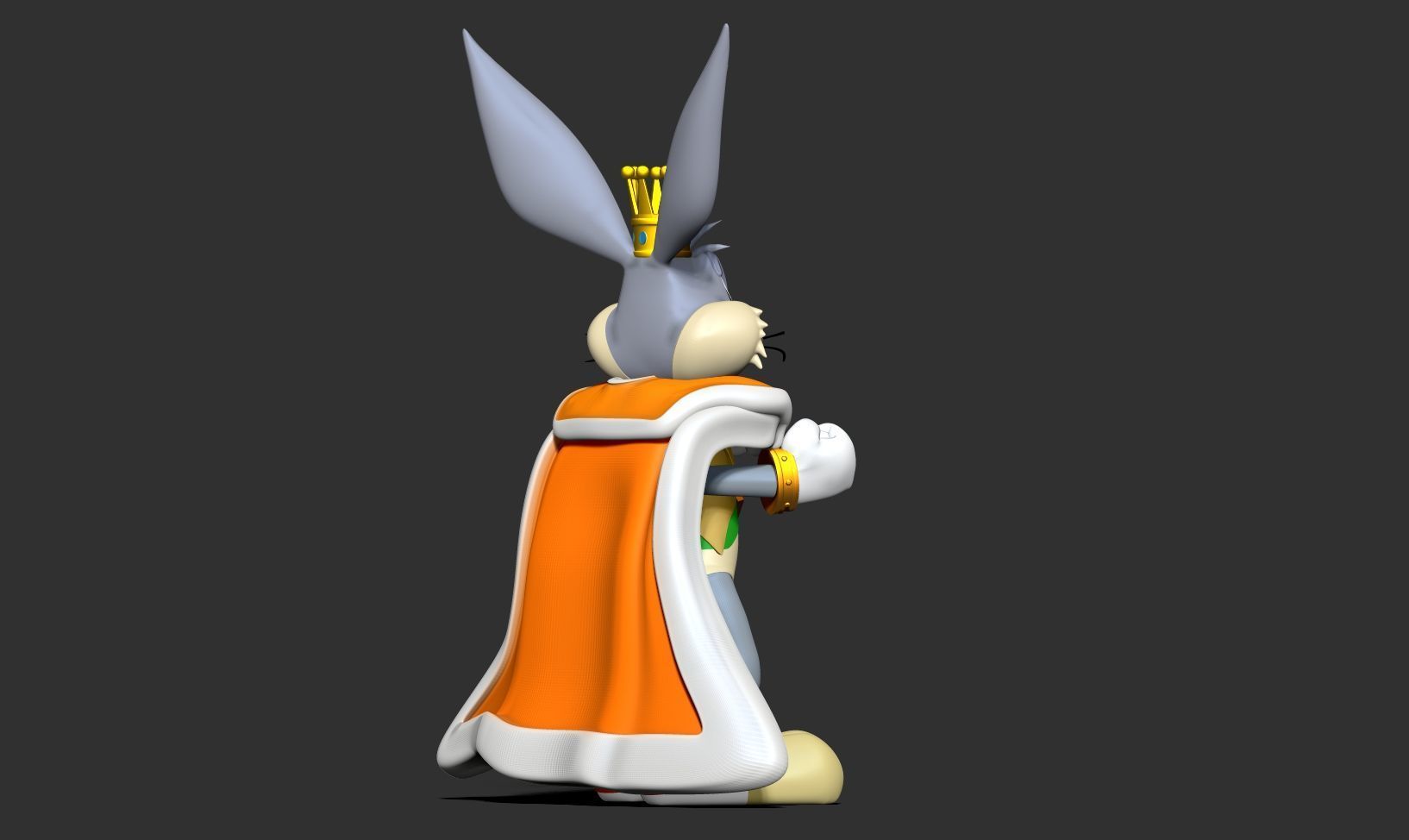 King Bugs Bunny 3D print model_7