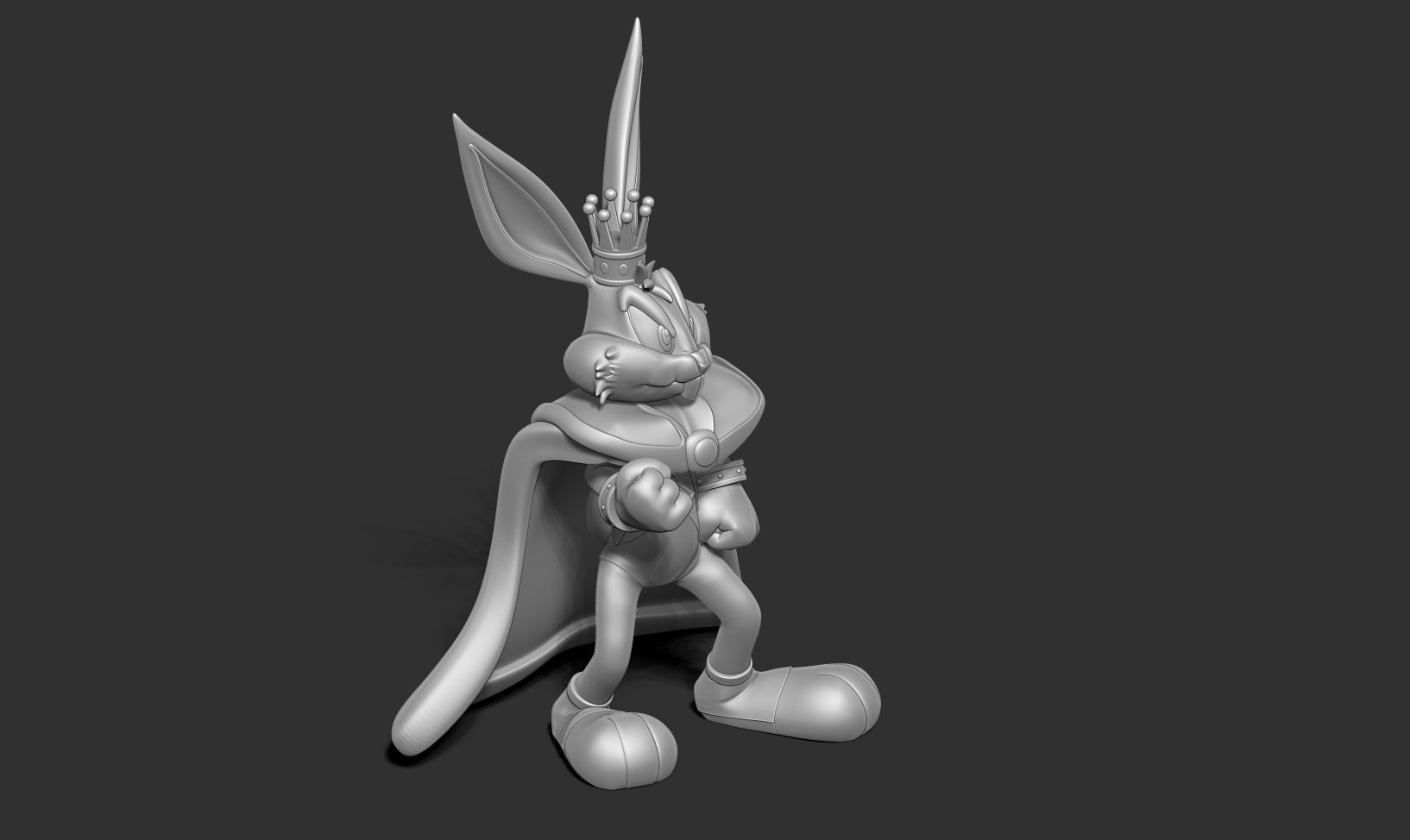 King Bugs Bunny 3D print model_19