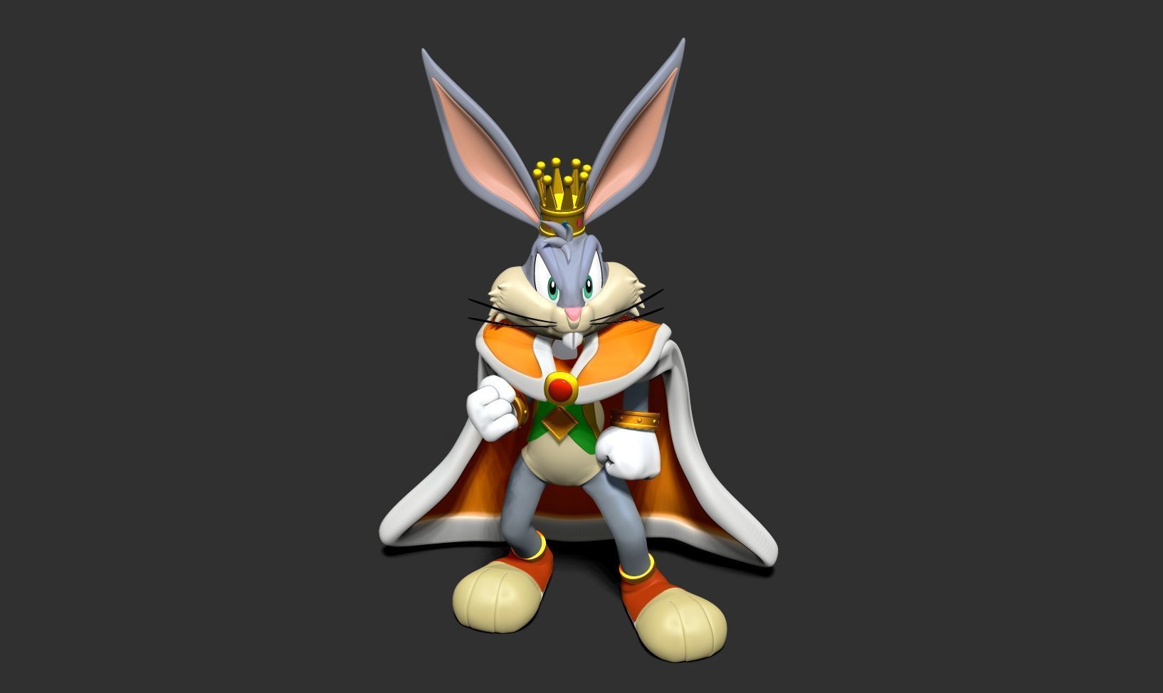 King Bugs Bunny 3D print model_20