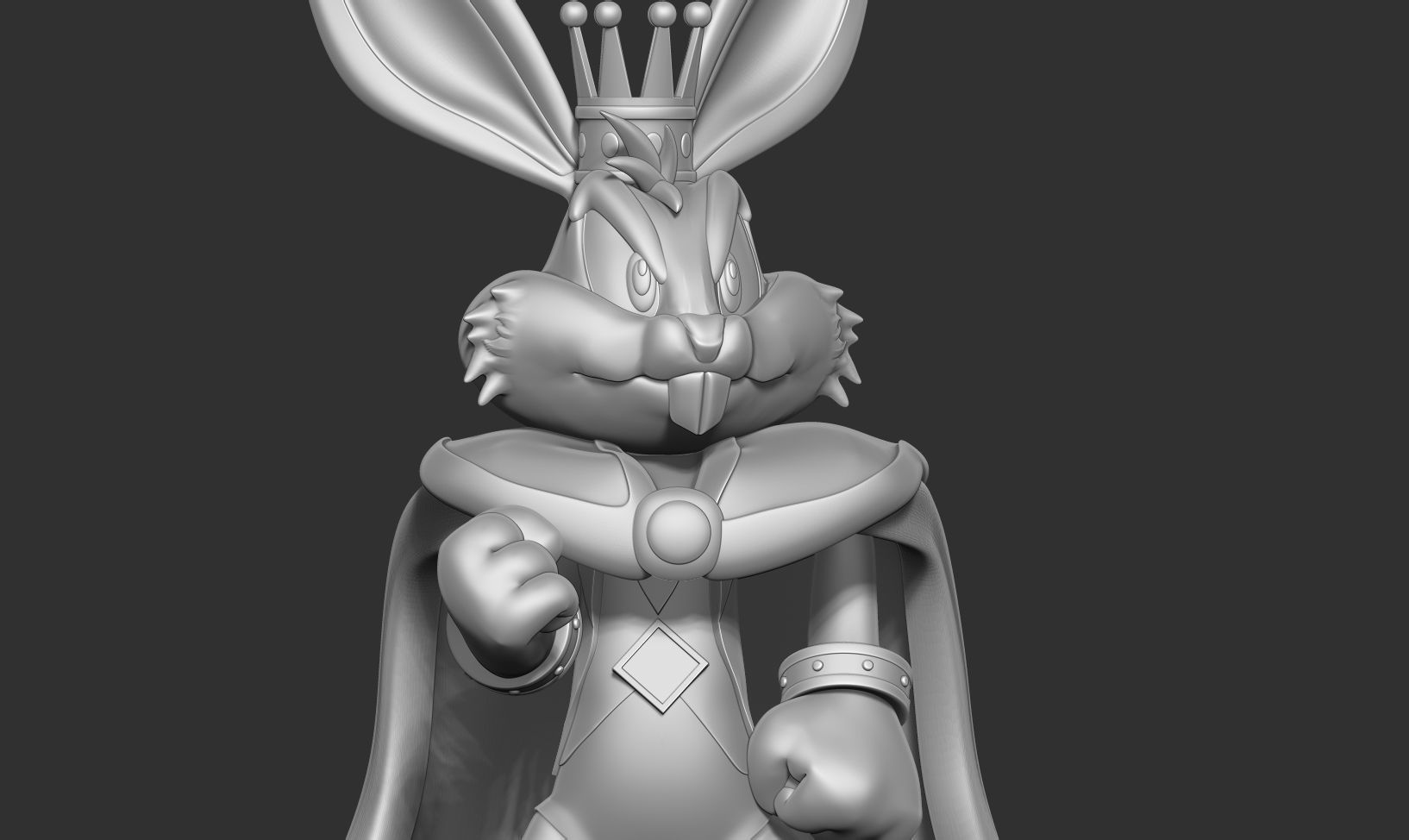 King Bugs Bunny 3D print model_8