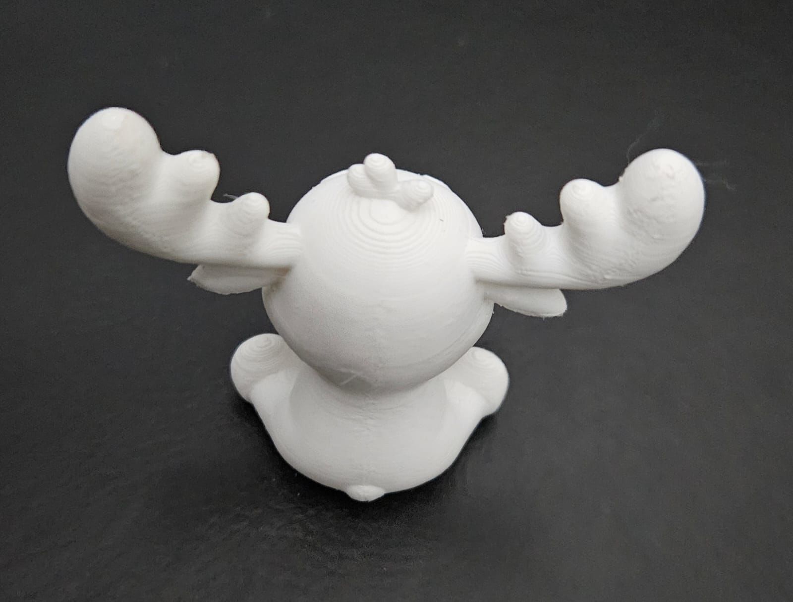 Cute Sitting Moose 3D print model_10