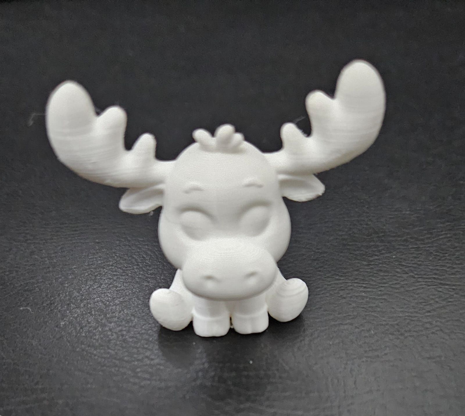 Cute Sitting Moose 3D print model_14
