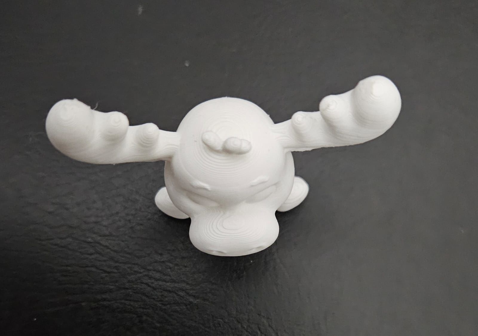 Cute Sitting Moose 3D print model_15
