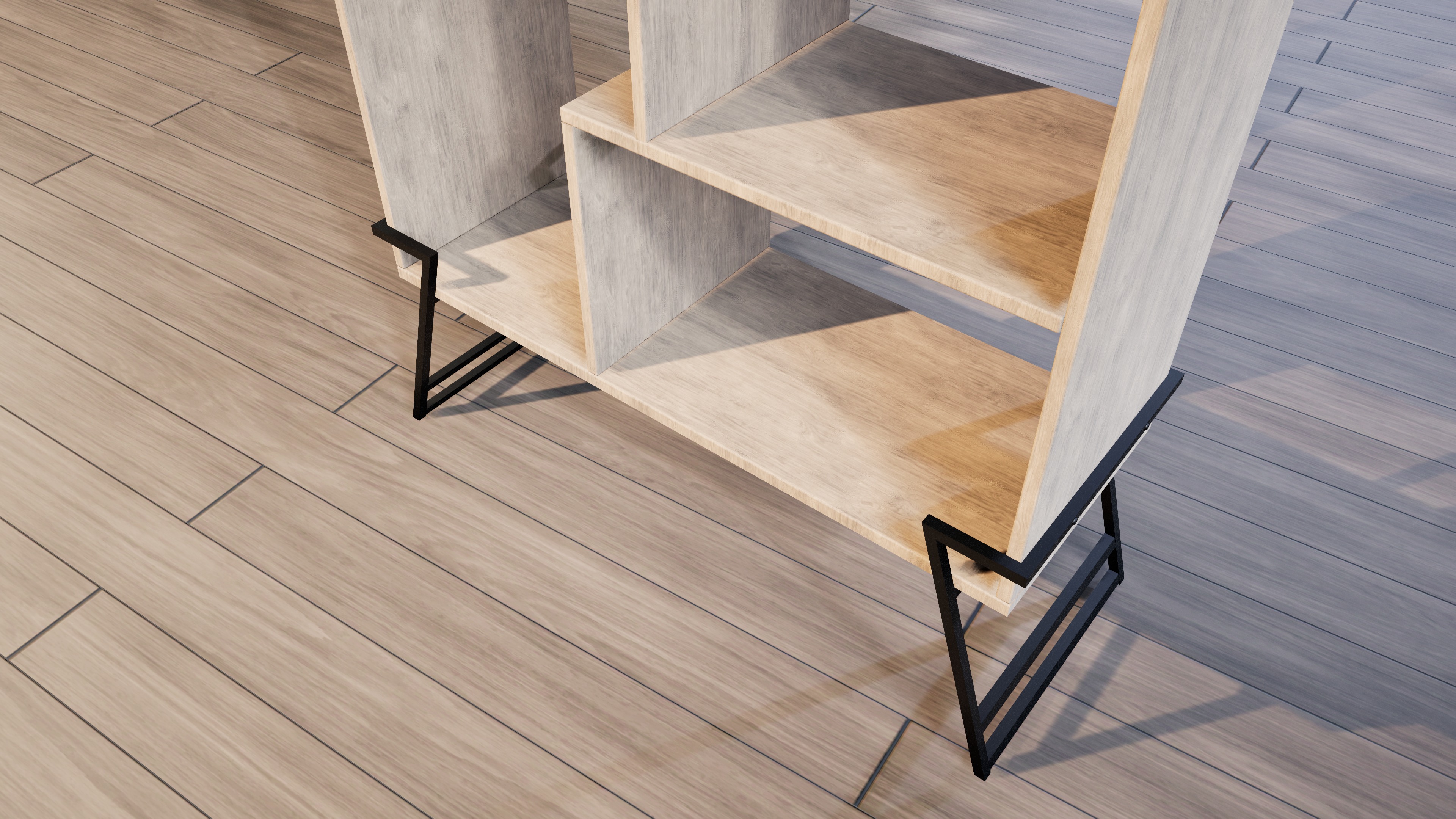 Modern Cabinet 3D model_3