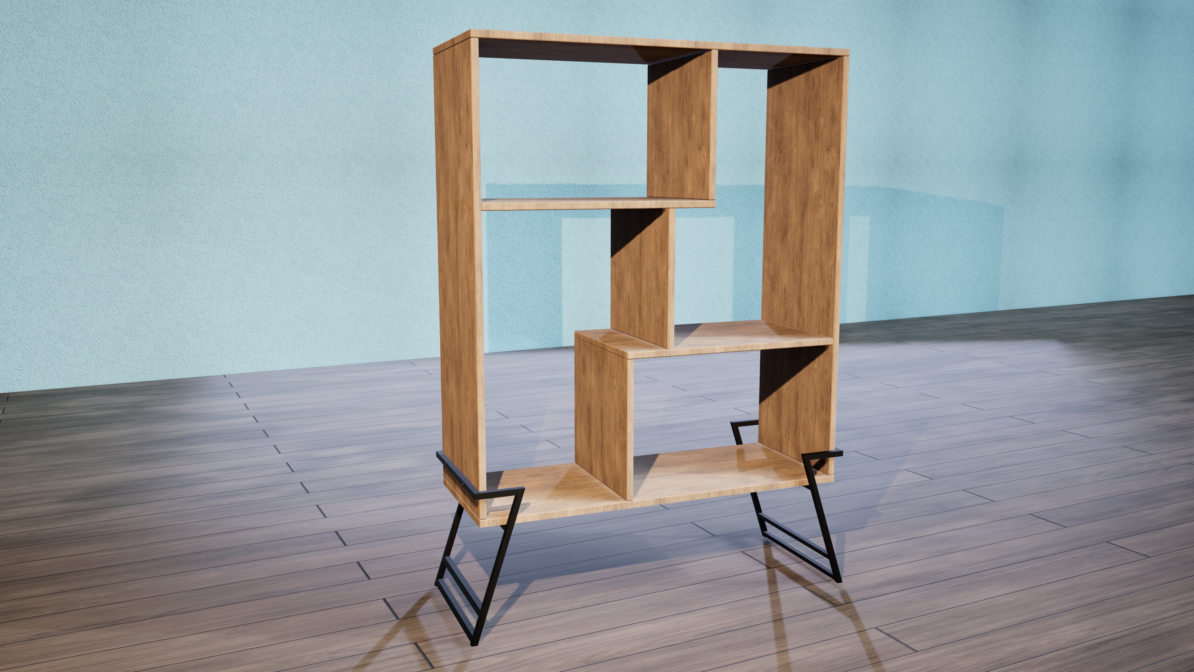Modern Cabinet 3D model_1