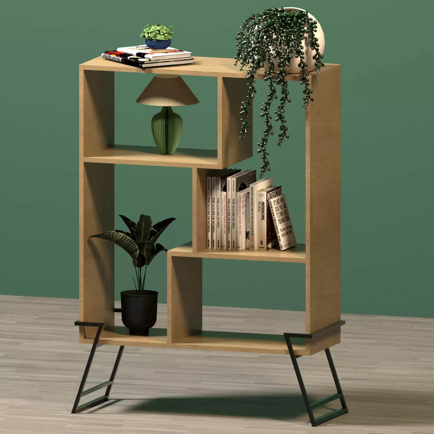 Modern Cabinet 3D model_0