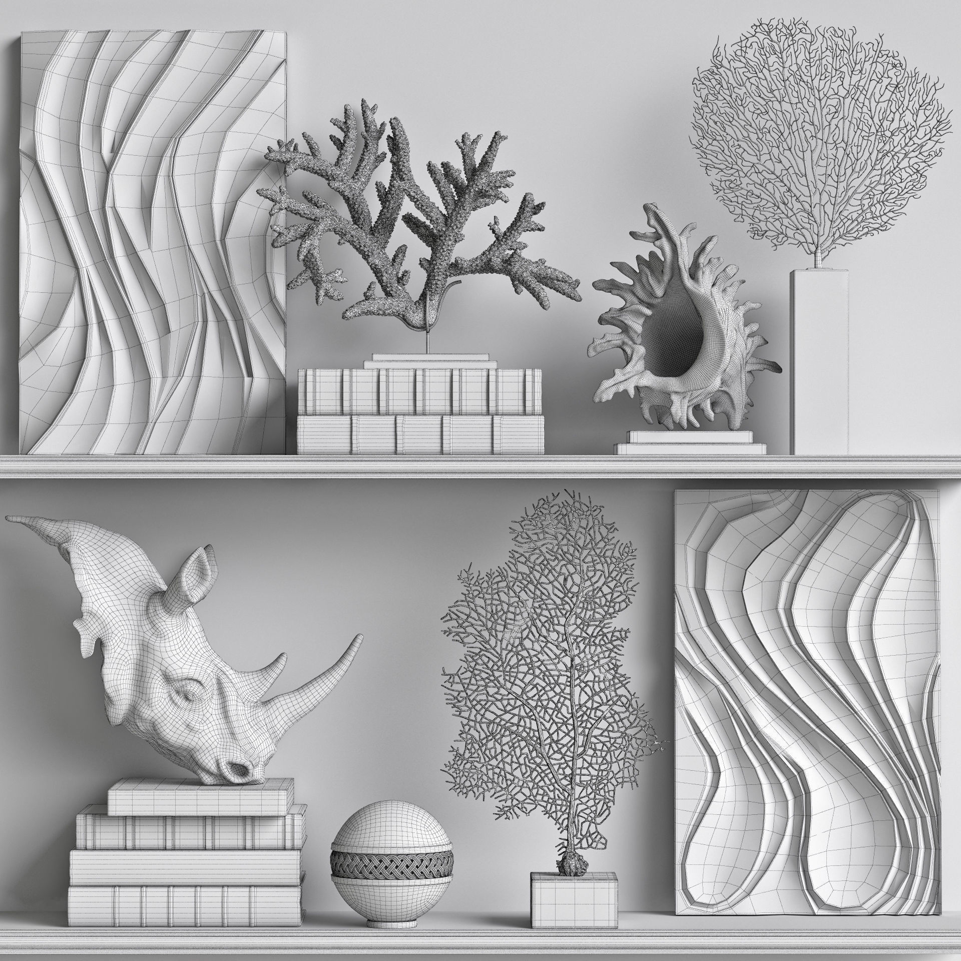 Decor Set 241 3D model_5
