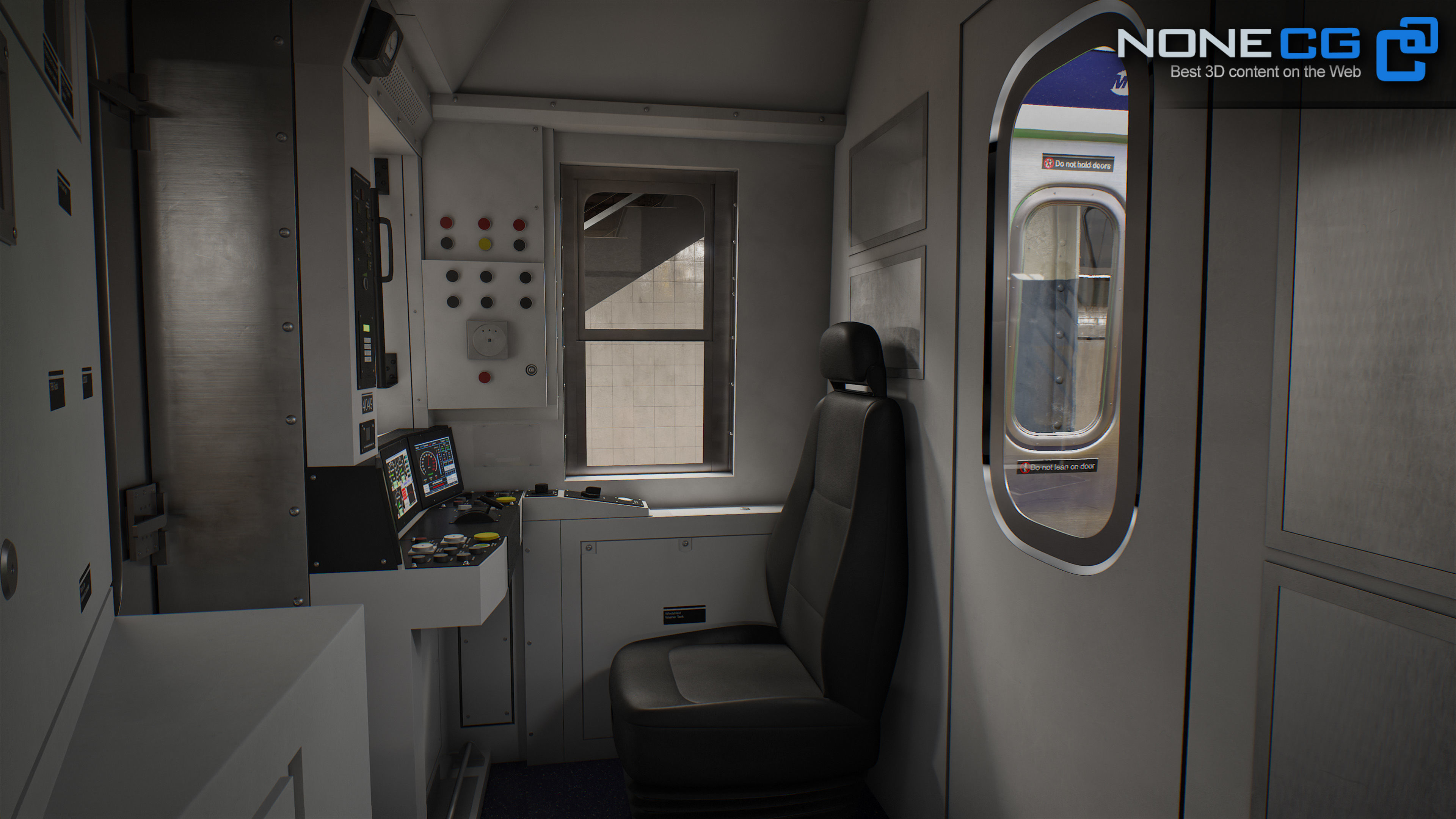 Times Square- 42st Subway Station and R211 Trains 3D model_15