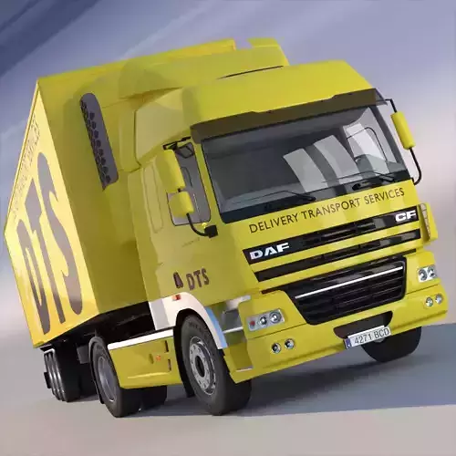 DAF CF Cab With Refrigerated trailer