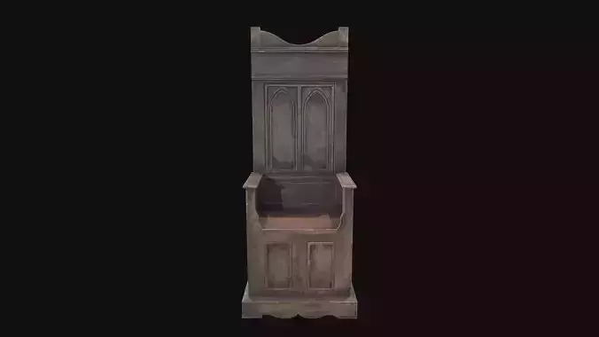 Medieval Chair V4
