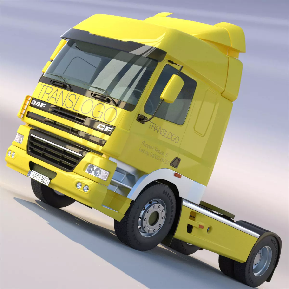 DAF CF85 Super Cab 3D model