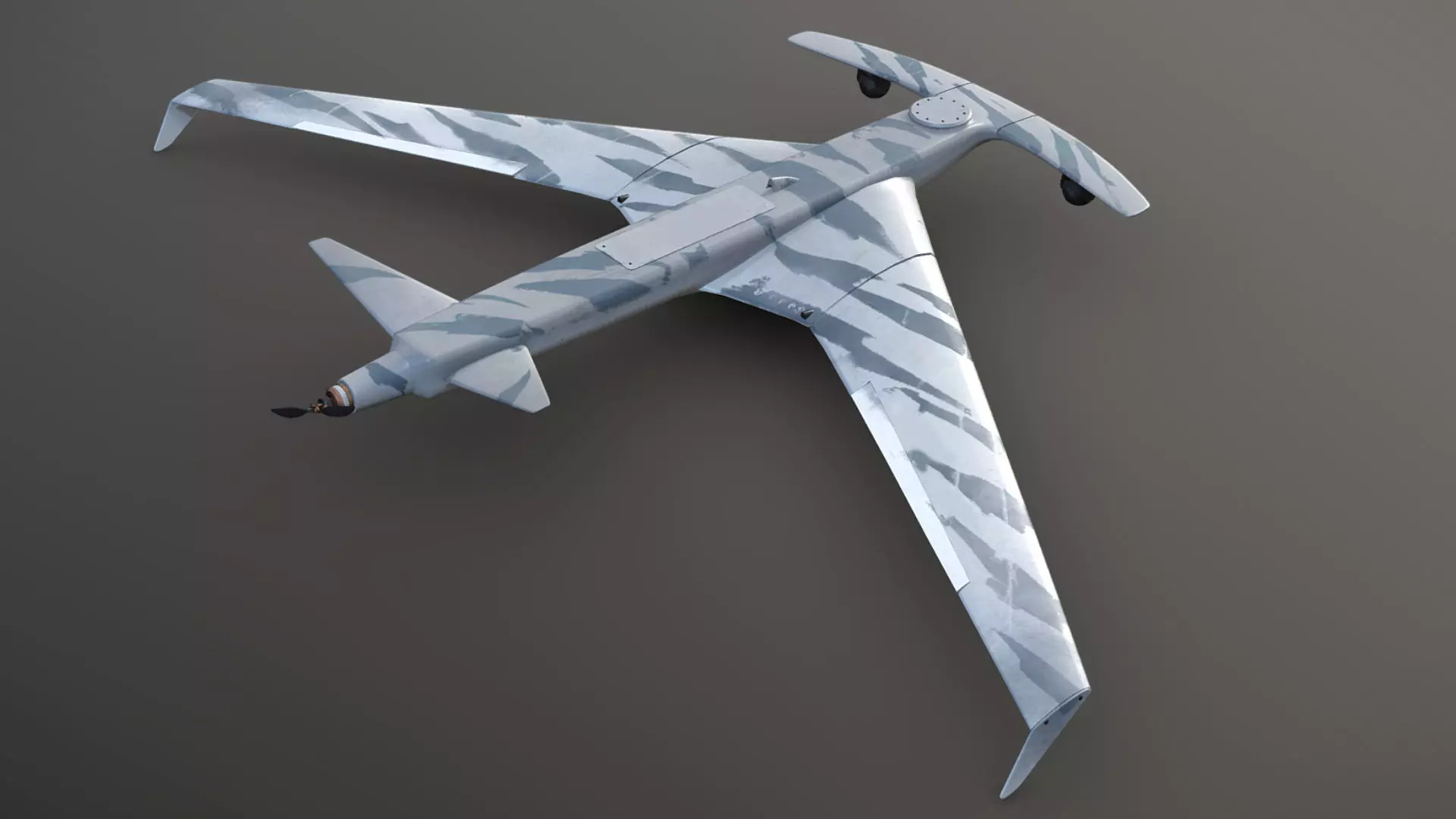 Drone Shark Low-poly 3D model