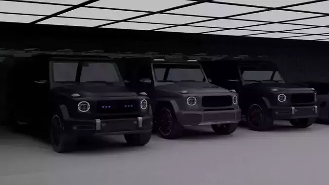 Generic SUV Pack v1 3D Model Collection