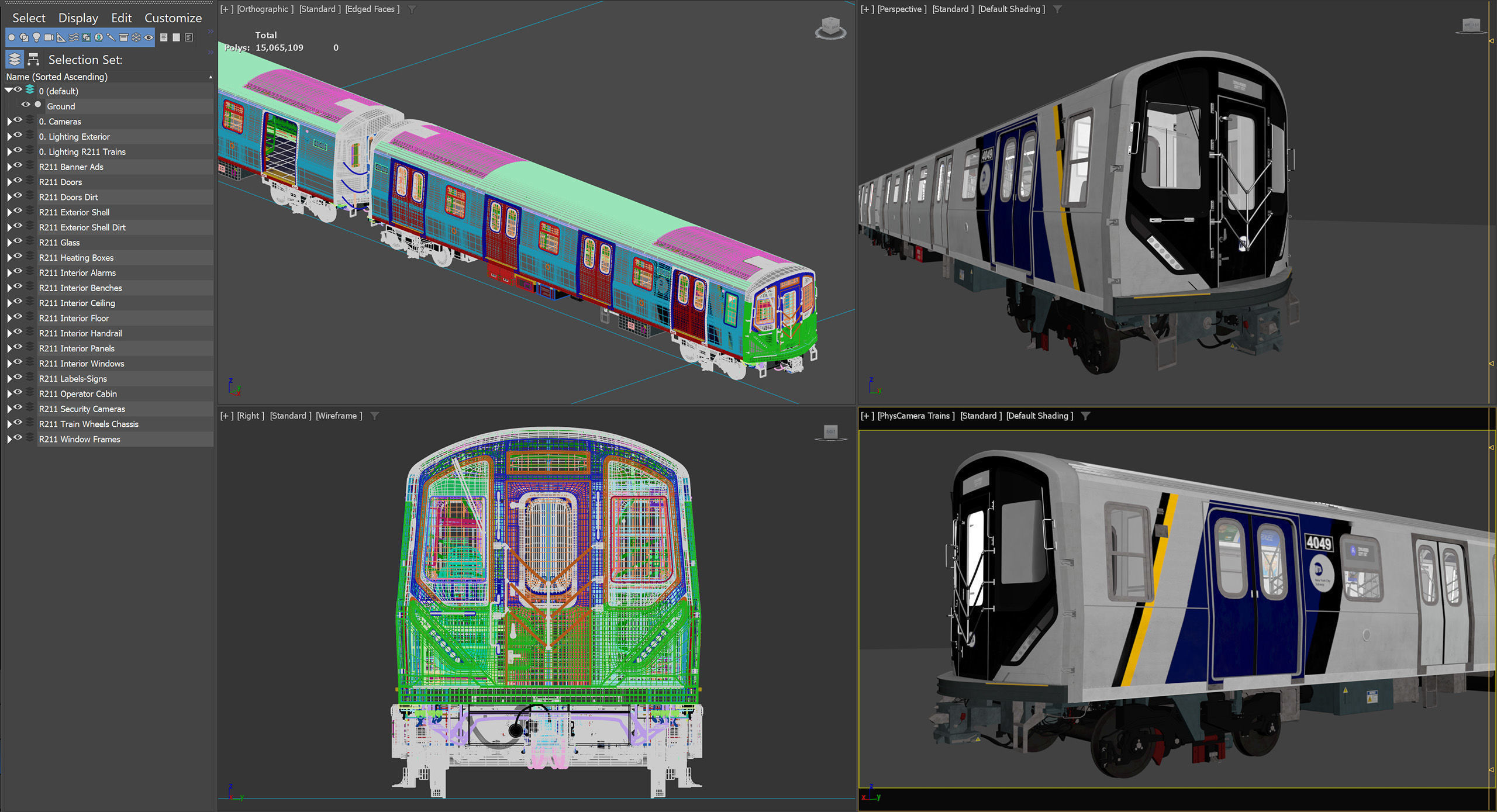 New York City R211 Subway Trains 3D model_6
