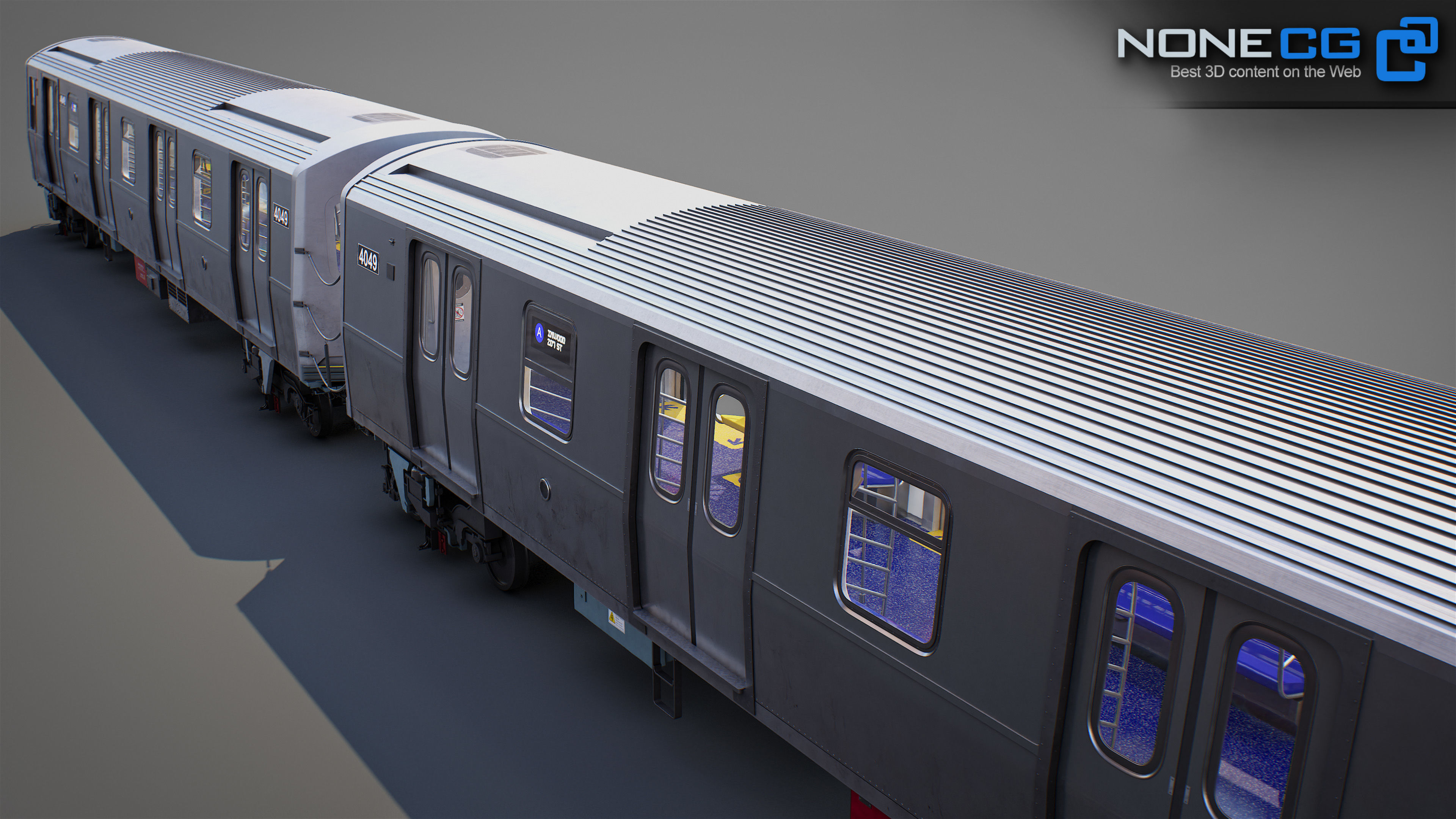 New York City R211 Subway Trains 3D model_19