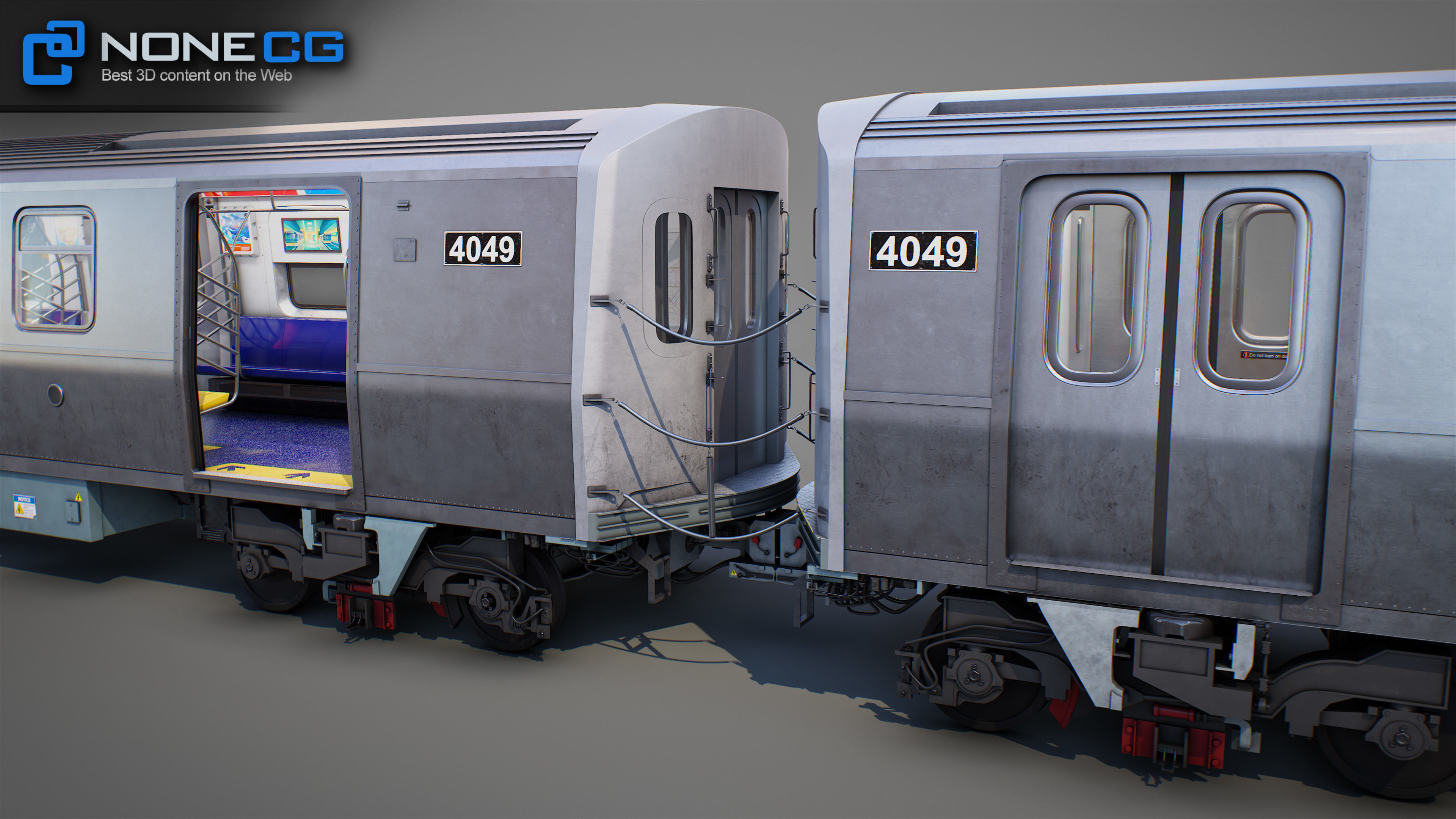 New York City R211 Subway Trains 3D model_11