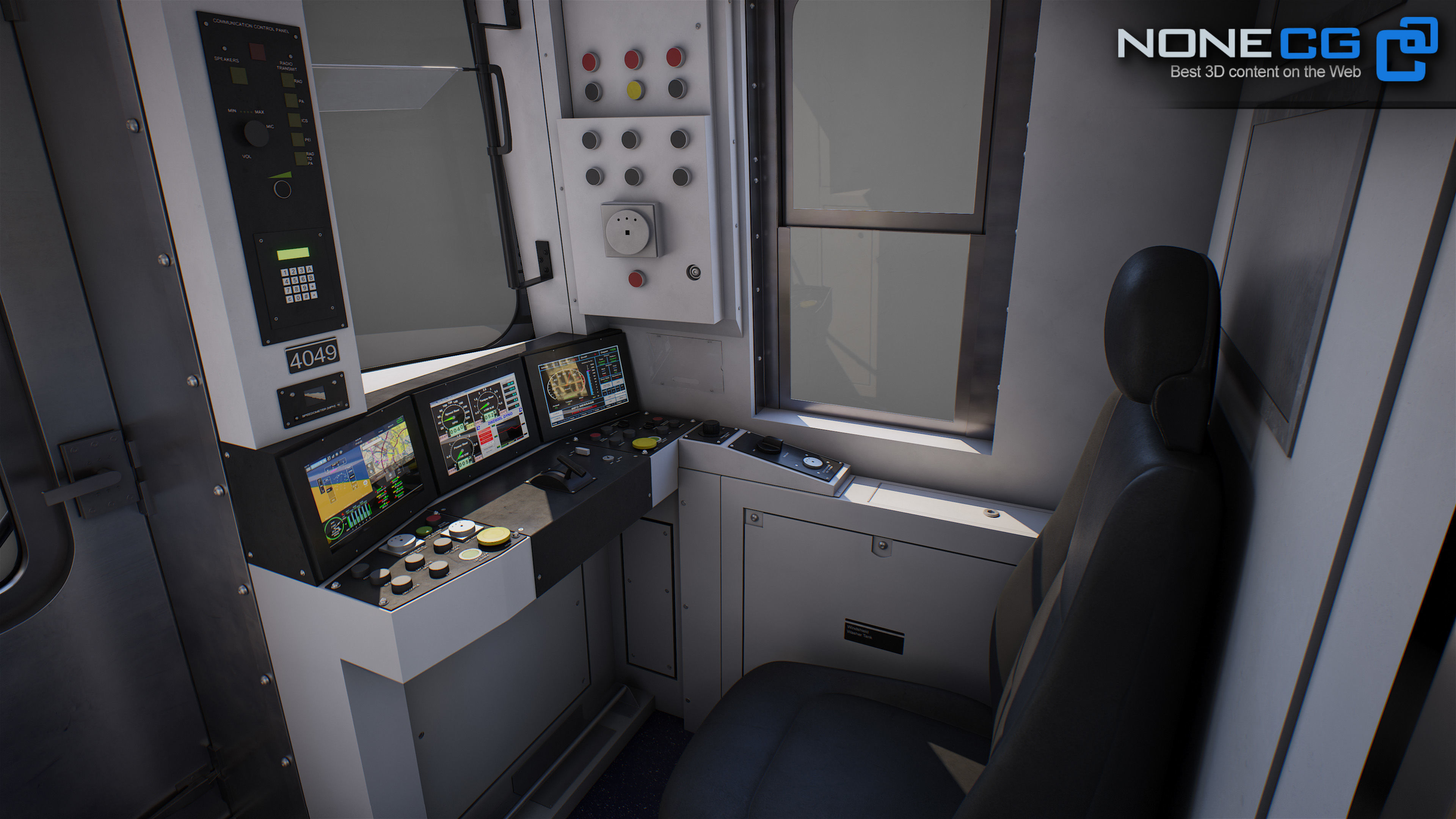 New York City R211 Subway Trains 3D model_3