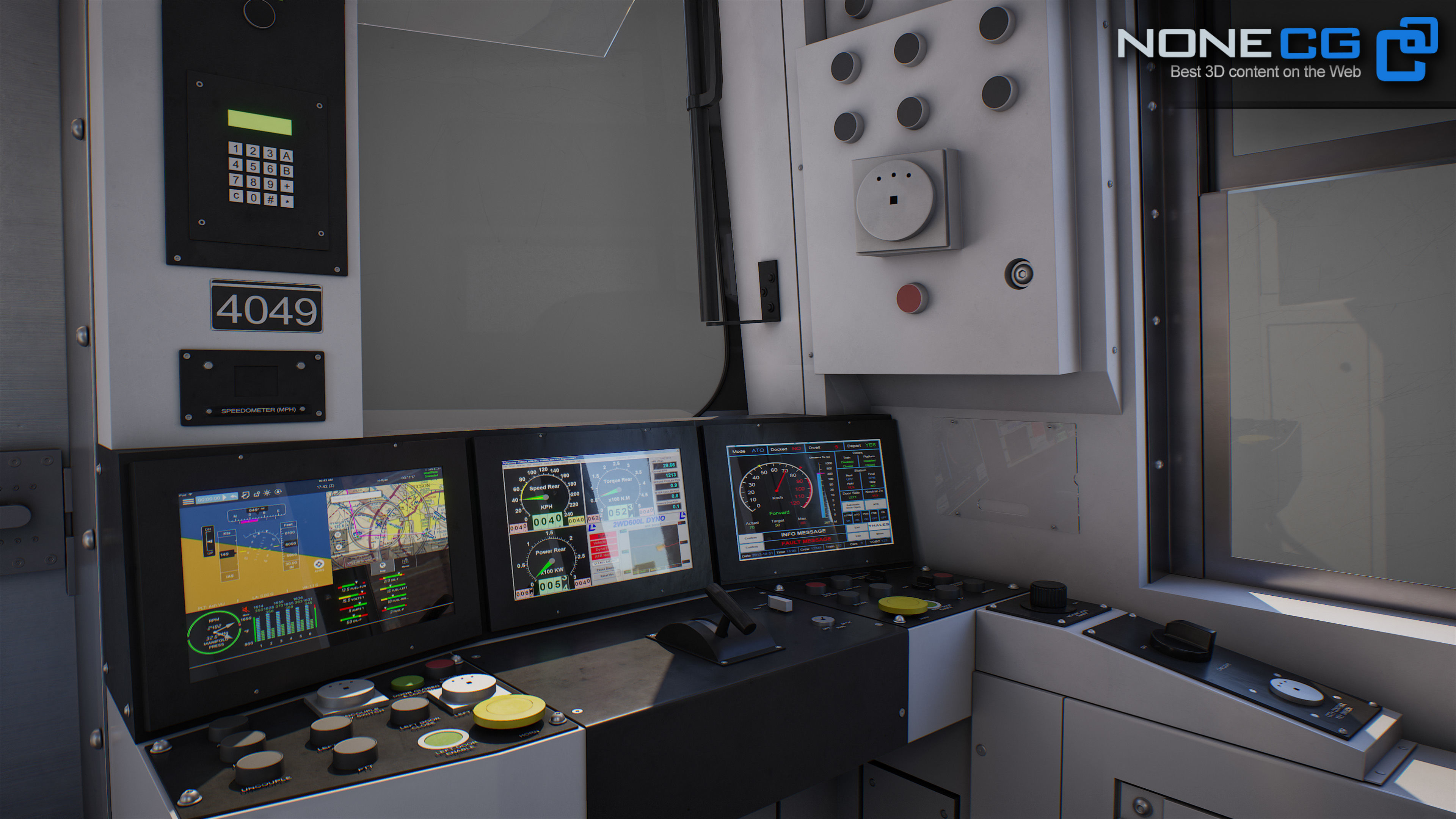 New York City R211 Subway Trains 3D model_13