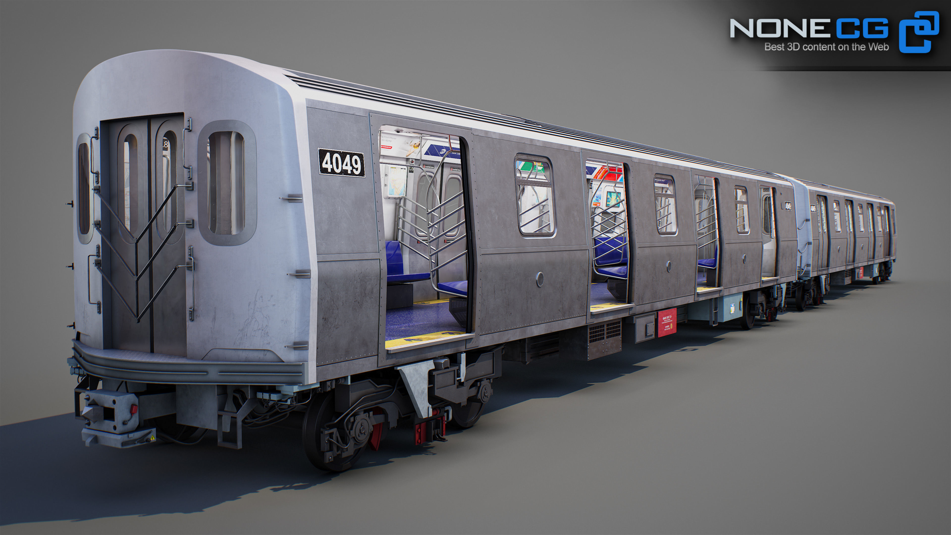 New York City R211 Subway Trains 3D model_12