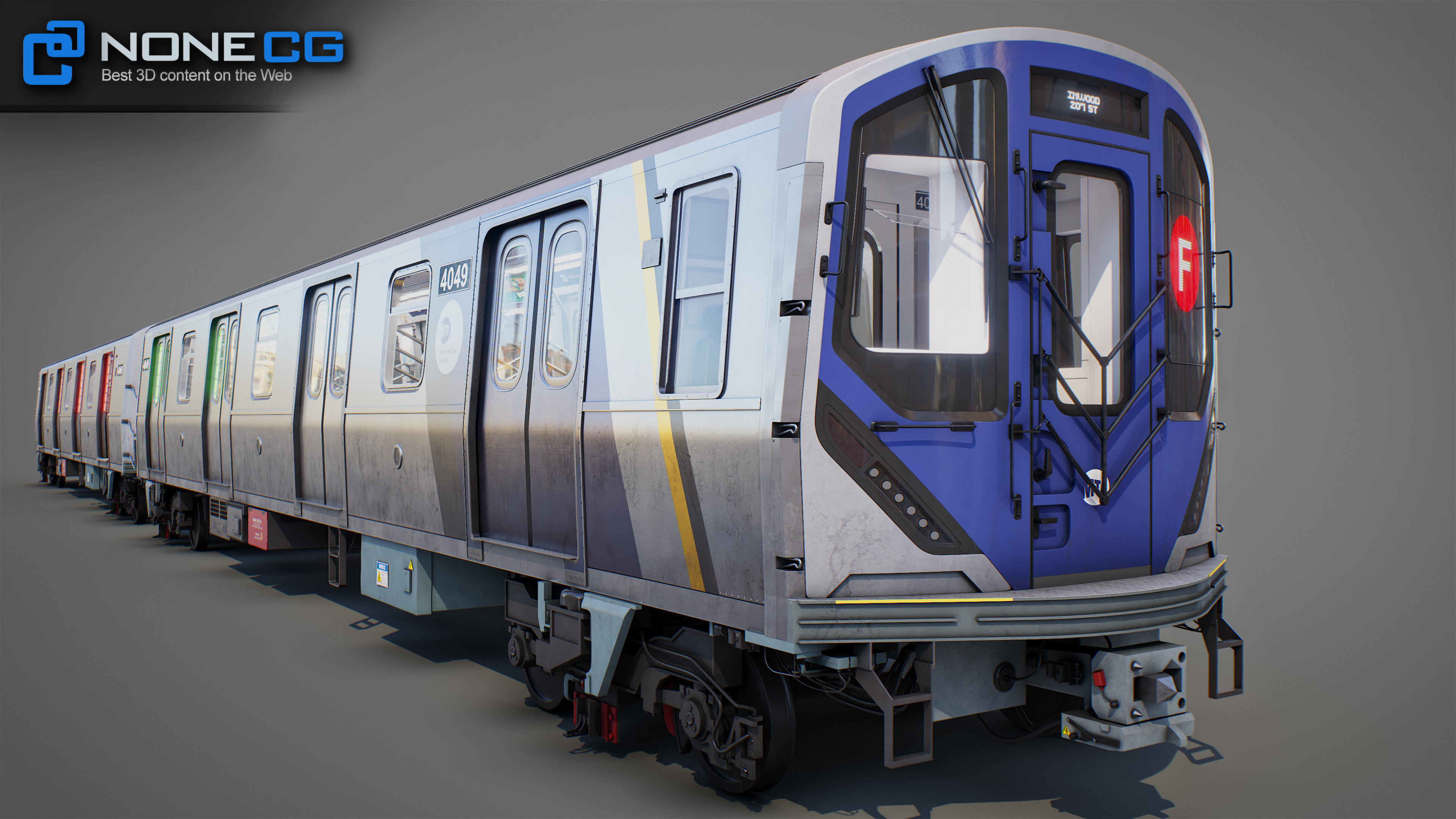 New York City R211 Subway Trains 3D model_17