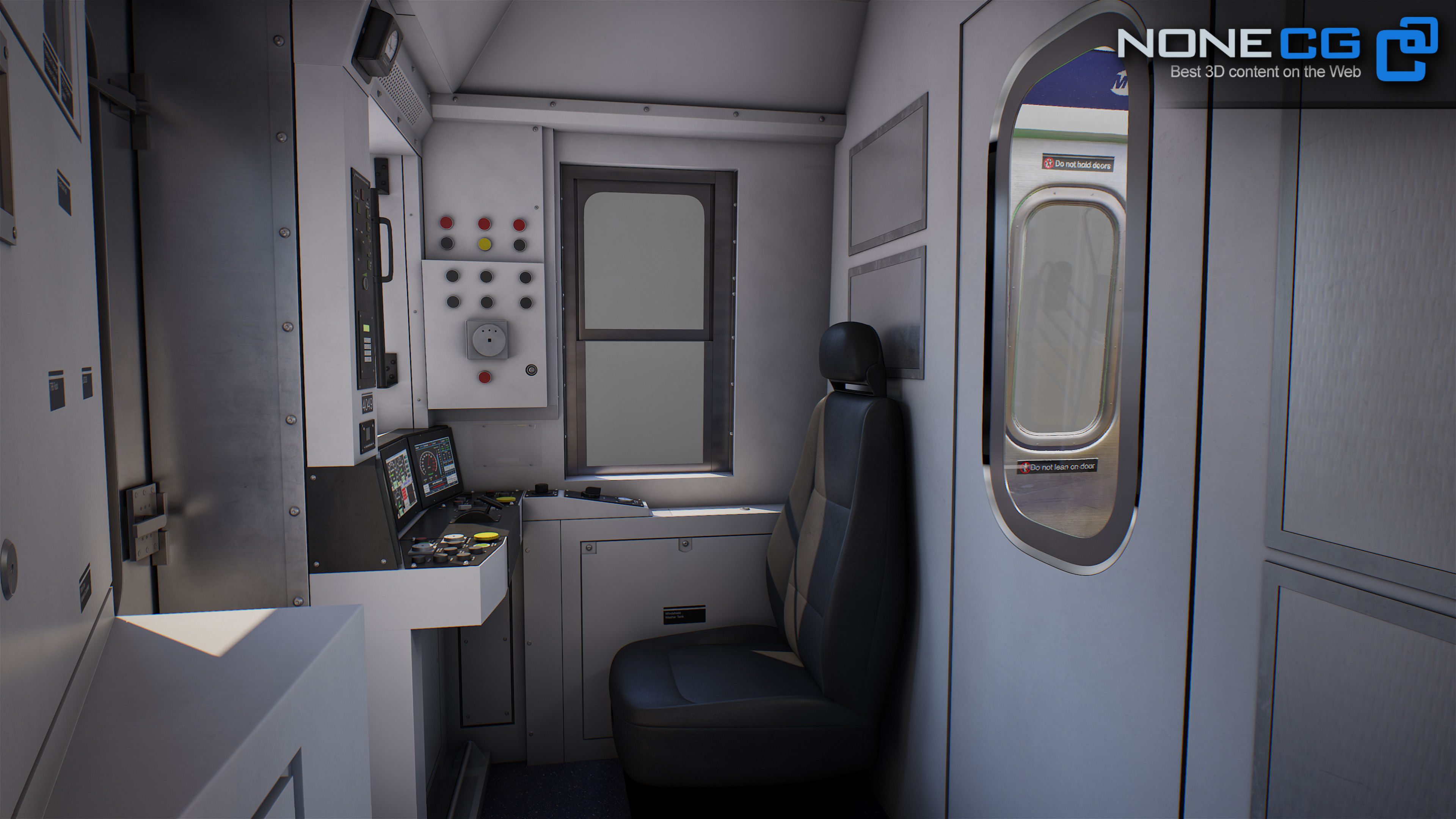 New York City R211 Subway Trains 3D model_10