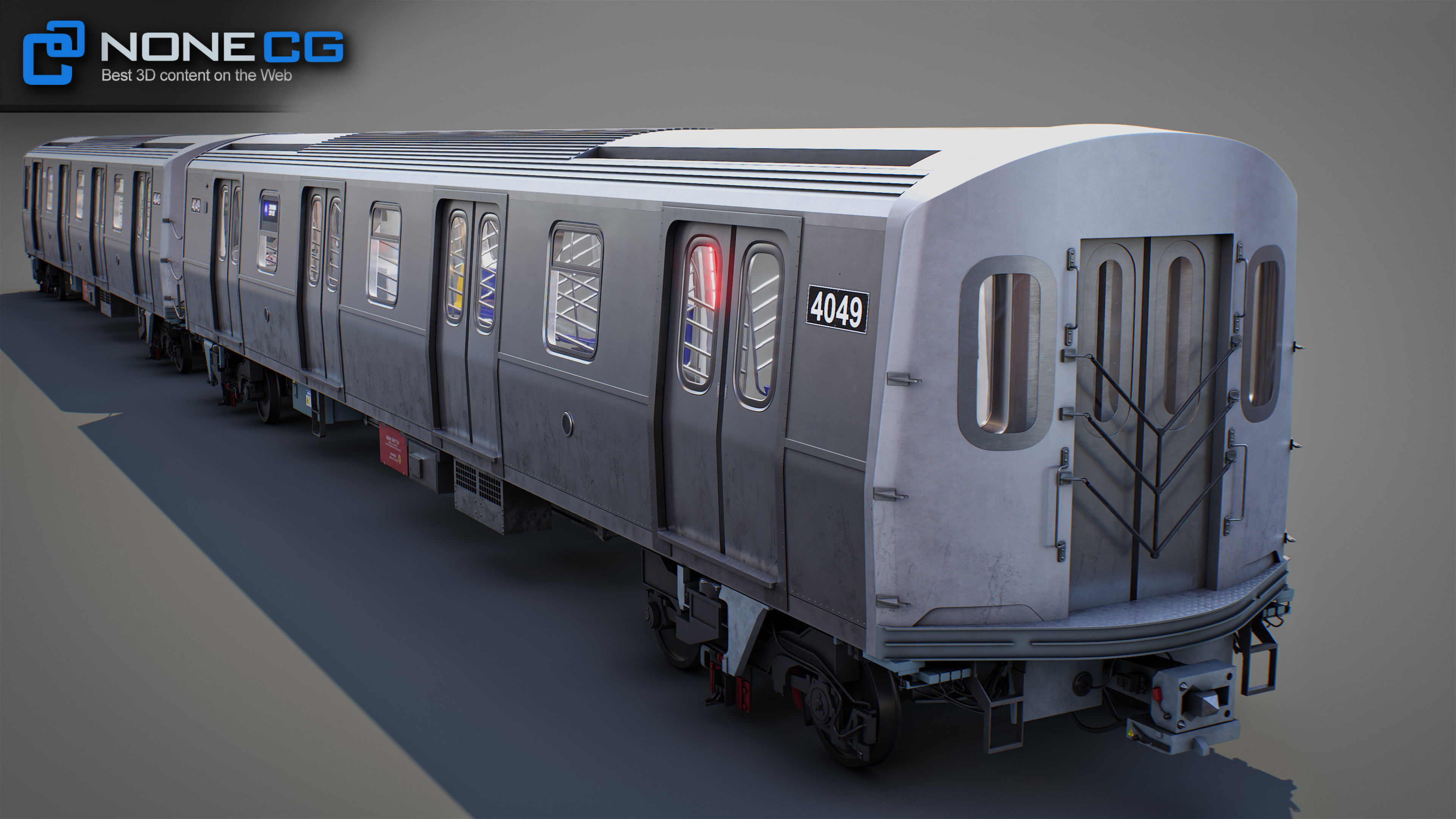 New York City R211 Subway Trains 3D model_4