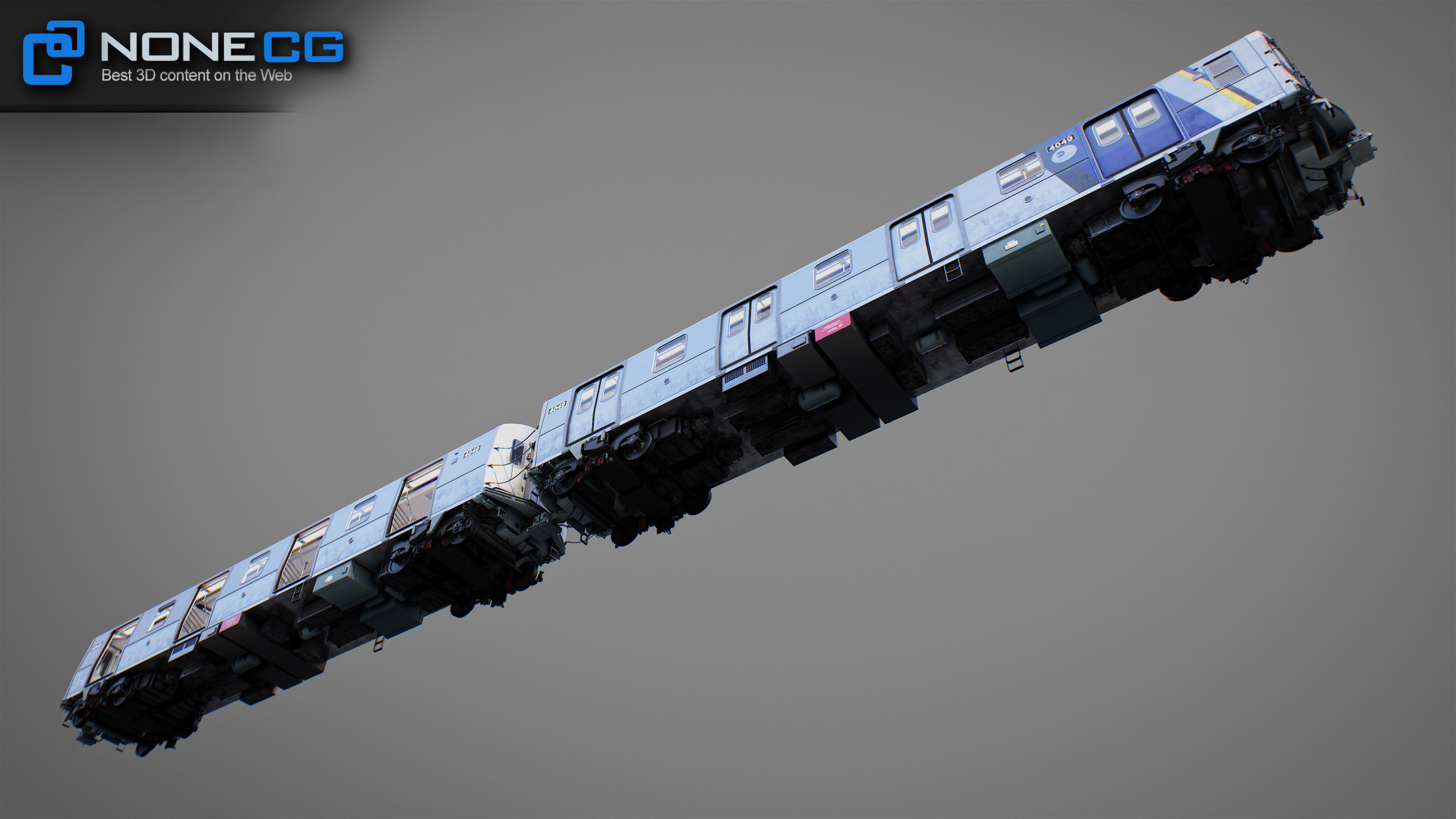 New York City R211 Subway Trains 3D model_21